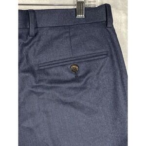 J.Crew Ludlow Slim Fit Dress Pants 30x30 Vitale Barberis Canonico Wool Blue